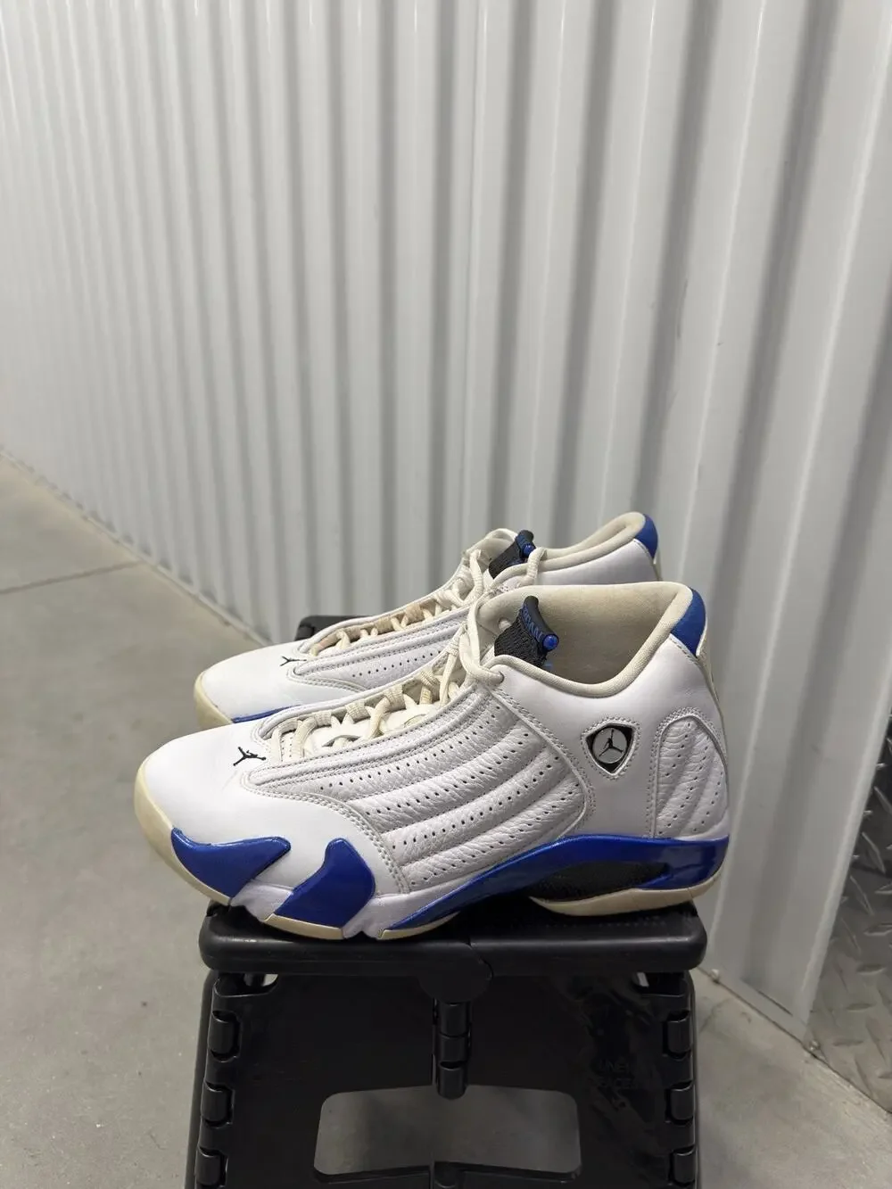 Nike Air Jordan 14 Hyper Royal White 2020 Size 8.5 Men's - 487471-104